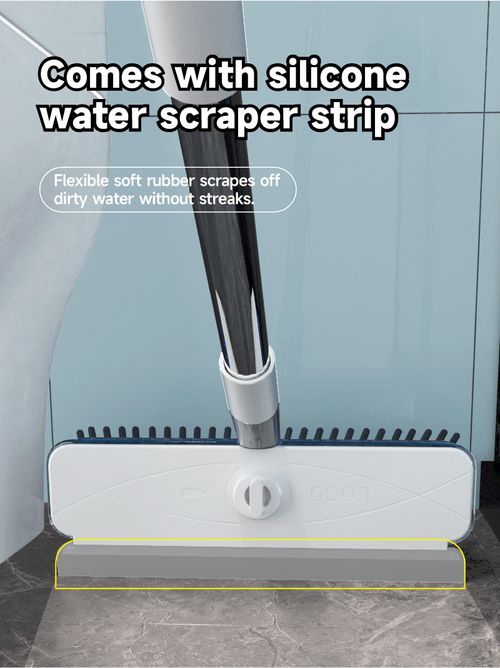 Newly 2-in-1 Scrape and Brush Plastic Floor Cleaning Brush