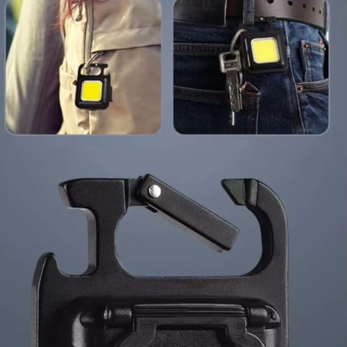 Portable Pocket Light Keychain Flashlight Aluminum Alloy Super Bright LED Work Light Portable Mini LED Flashlight