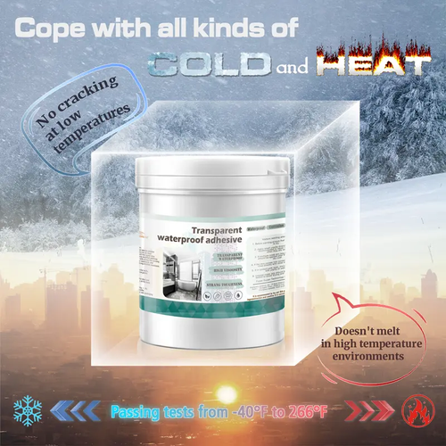 Transparent Waterproof Coating, Invisible WaterproofAgent ,Transparent Waterproof Sealan, Indoor & Outdoor Waterproof Coating Concrete Sealant Super Strong Adhesion rubber
