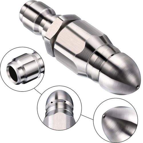 High-pressure Nozzles for Cleaning Sewers, Stainless Steel Rapid Drainage Hoses, Pressure Nozzles, Hardware Tools
