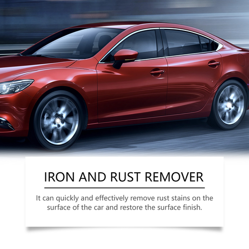 Car Rust Remover Cleaner Tire Rust Stain Removal Spray Auto Surface Decontamination Cleaning Renovation Care Liquid