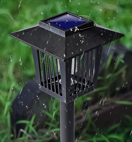 Solar LED Garden Lantern, Outdoor Mosquito Killer Lamp, Decorative & Automatic