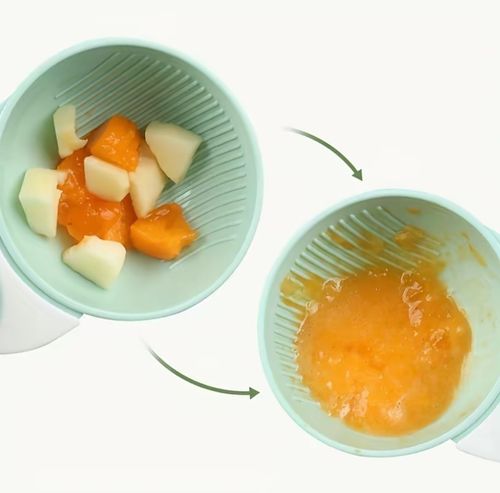 2-piece handheld fruit puree crushing set: 11.5 cm 4.52 inch bowl and 8.1 cm 3.18 inch potato crusher – no electricity required, easy to make fresh juices and purees – durable plastic construction.