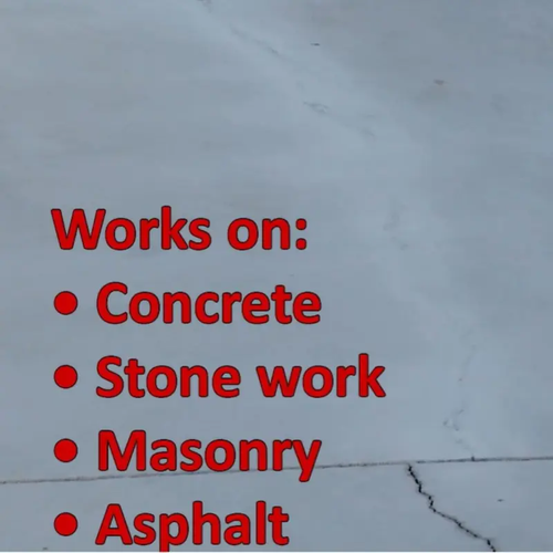 Concrete Magic Crack Filler 2.5 lb. Bottle - Ultimate Solution for Concrete and Masonry Cracks - Easy Application to Keep Surfaces Strong and Lasting!