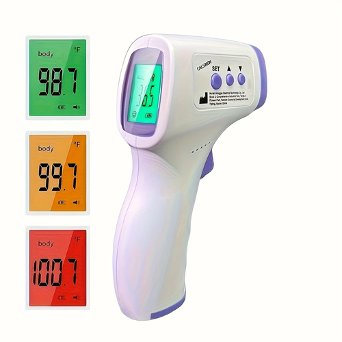Smart Thermometer With Fever Alarm and Instant Accuracy Readings Forehead Electronic Infrared Flexible Digital Thermometer