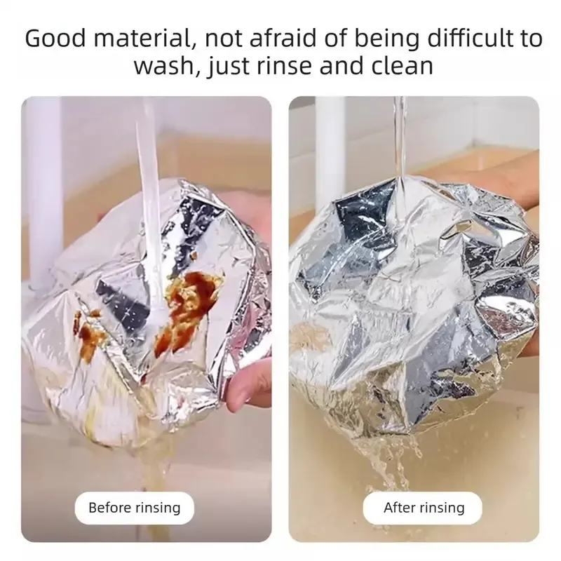 Home dining table & food container aluminum foil heat-retaining cover, kitchen food insulation and freshness keeping, high-quality aluminum foil