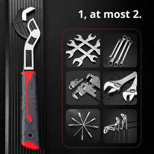 10-Inch Multifunctional High-Hardness Self-Locking Adjustable Wrench Industrial-Grade & Household Repair Wrench with High Torque