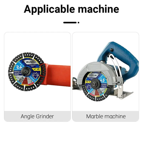Multi-Material Cutting Blades - 3PCS Options, Dry Cut for Metal, Tile, Stone - Angle Grinder Saw Blades for Cast Iron, Marble - Tool Accessories