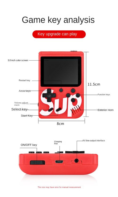 Handheld Game Console (2-Player Compatible)