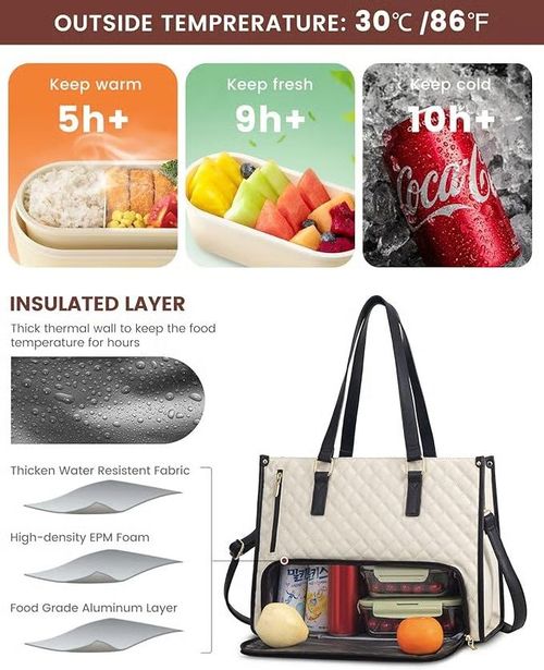 💼 A bolsa tote 2 em 1 definitiva – onde a elegância encontra a funcionalidade! 🍽️