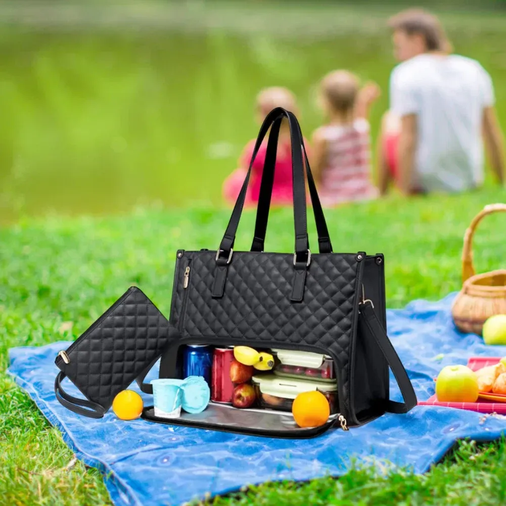 💼 A bolsa tote 2 em 1 definitiva – onde a elegância encontra a funcionalidade! 🍽️