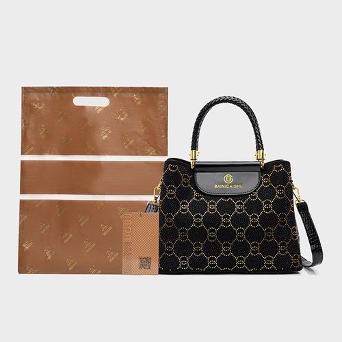 👨‍🔧Bolsa de senhora luxuosa com 3 compartimentos e alça de ombro