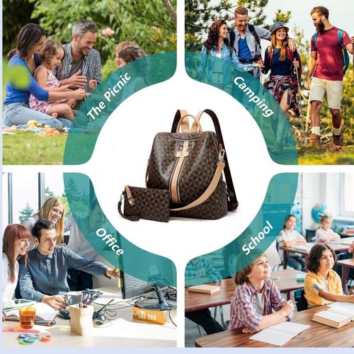 💜50% DE DESCONTO 💜Combo estiloso de mochila e bolsa de grande capacidade