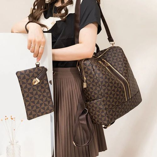 💜50% DE DESCONTO 💜Combo estiloso de mochila e bolsa de grande capacidade