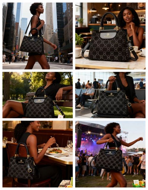 👨‍🔧Bolsa de senhora luxuosa com 3 compartimentos e alça de ombro👜