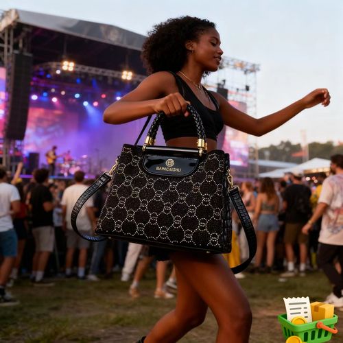 👨‍🔧Bolsa de senhora luxuosa com 3 compartimentos e alça de ombro👜