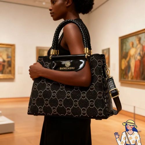 👨‍🔧Bolsa de senhora luxuosa com 3 compartimentos e alça de ombro👜