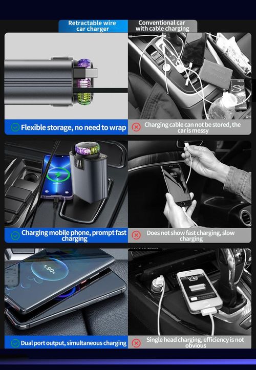 45W 12-24v Starry Top 12-24v Fast Charge 5 in 1 Integrated Car Aromatherapy Mobile Phone Charger