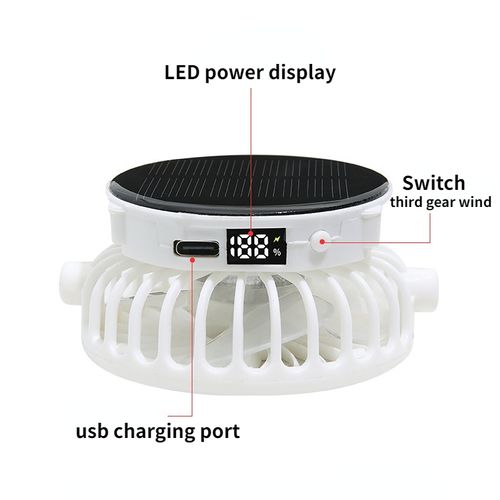 Outdoor Fan Hat Wide Large Edge Sun Baseball Cap Men Camping Sport Cooler Hat Solar Powered USB Charging Fan Hats