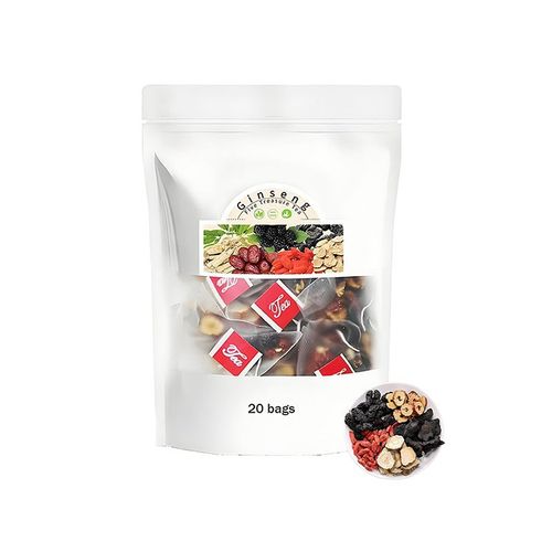 Men's High Quality Ginseng Polygonatum Mulberry Wolfberry Five Treasures Tea Organic Kidney Cleansing and Detoxification