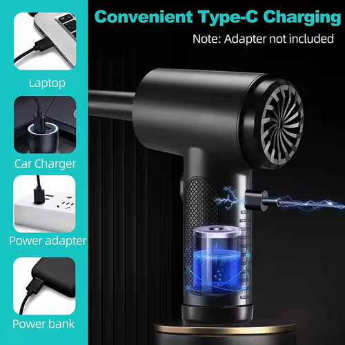 Large suction hand-held vacuum cleaner