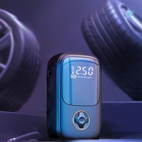 Smart Light Weight 150 psi Car Air Pump with Tire Pressure Monitor Rechargeable LED Flash Light Tire Inflator