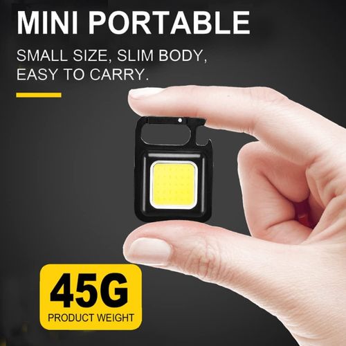 Be Prepared for Emergency Situations! The Mini LED USB Rechargeable COB Flashlight is a small yet powerful flashlight. Its brightness is comparable to a car's headlight, making it perfect for everyday needs. You can now go Camping, hiking, boating, night fishing, or any outdoor activity without any stress with this tiny magical product.