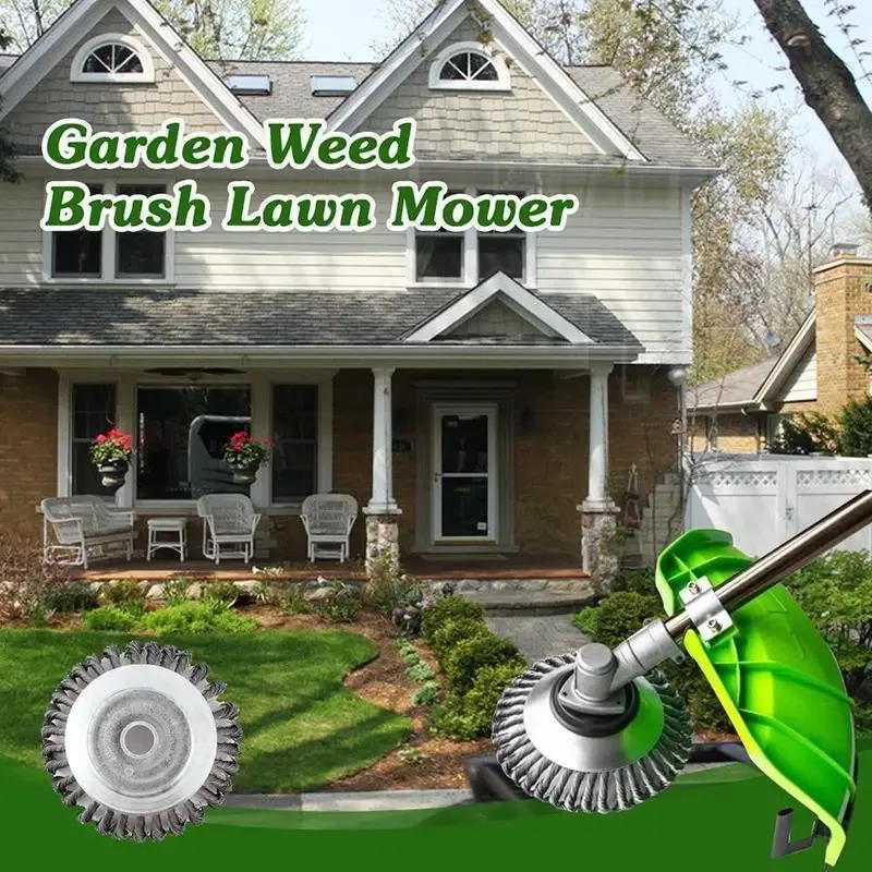 1pc Grass Trimmer Head Steel Wire Trimming Head Rusting Brush Cutter Mower Wire Weeding Head For Garden Lawn Mower
