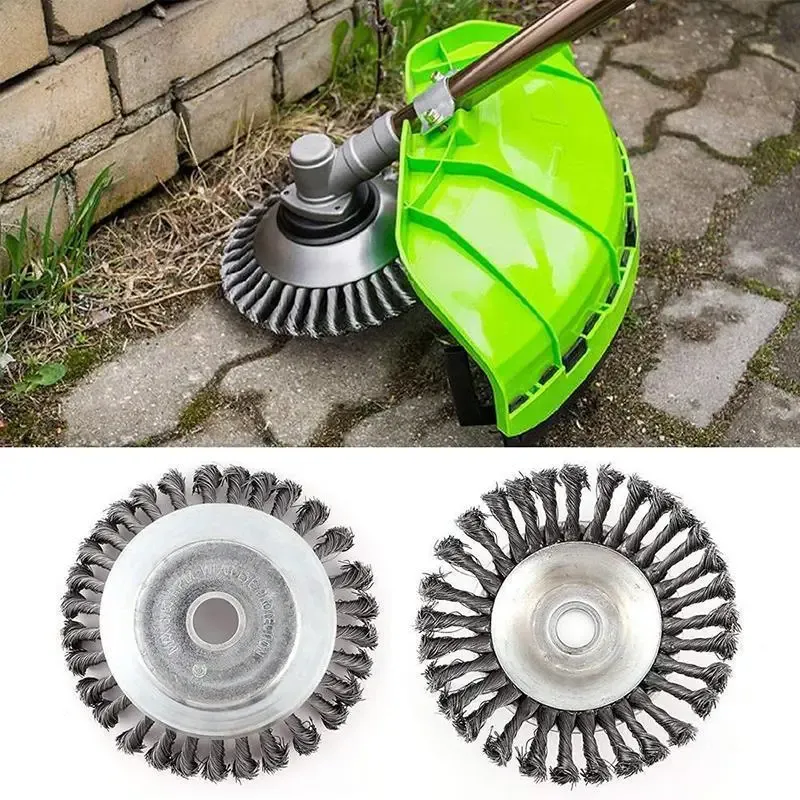 1pc Grass Trimmer Head Steel Wire Trimming Head Rusting Brush Cutter Mower Wire Weeding Head For Garden Lawn Mower