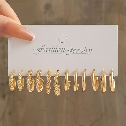 24 pairs of earrings combination set