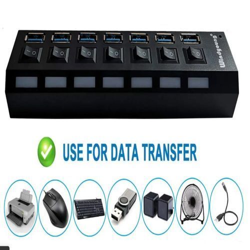 Splitter 7 Port USB 2.0 High Speed USB