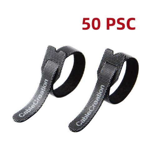 50PCS Reusable Fastening Cord Cable Tie Management