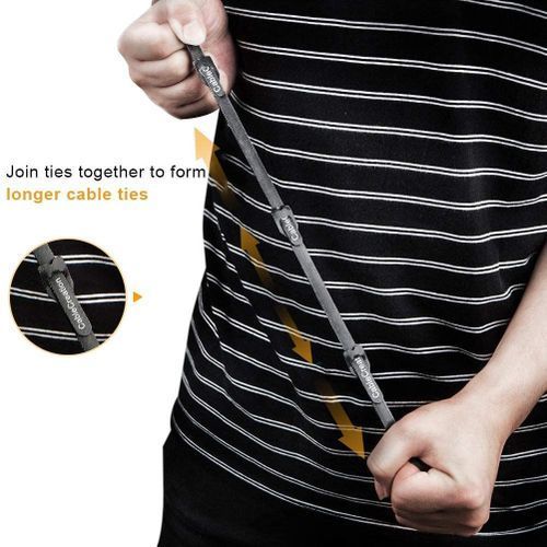 50PCS Reusable Fastening Cord Cable Tie Management