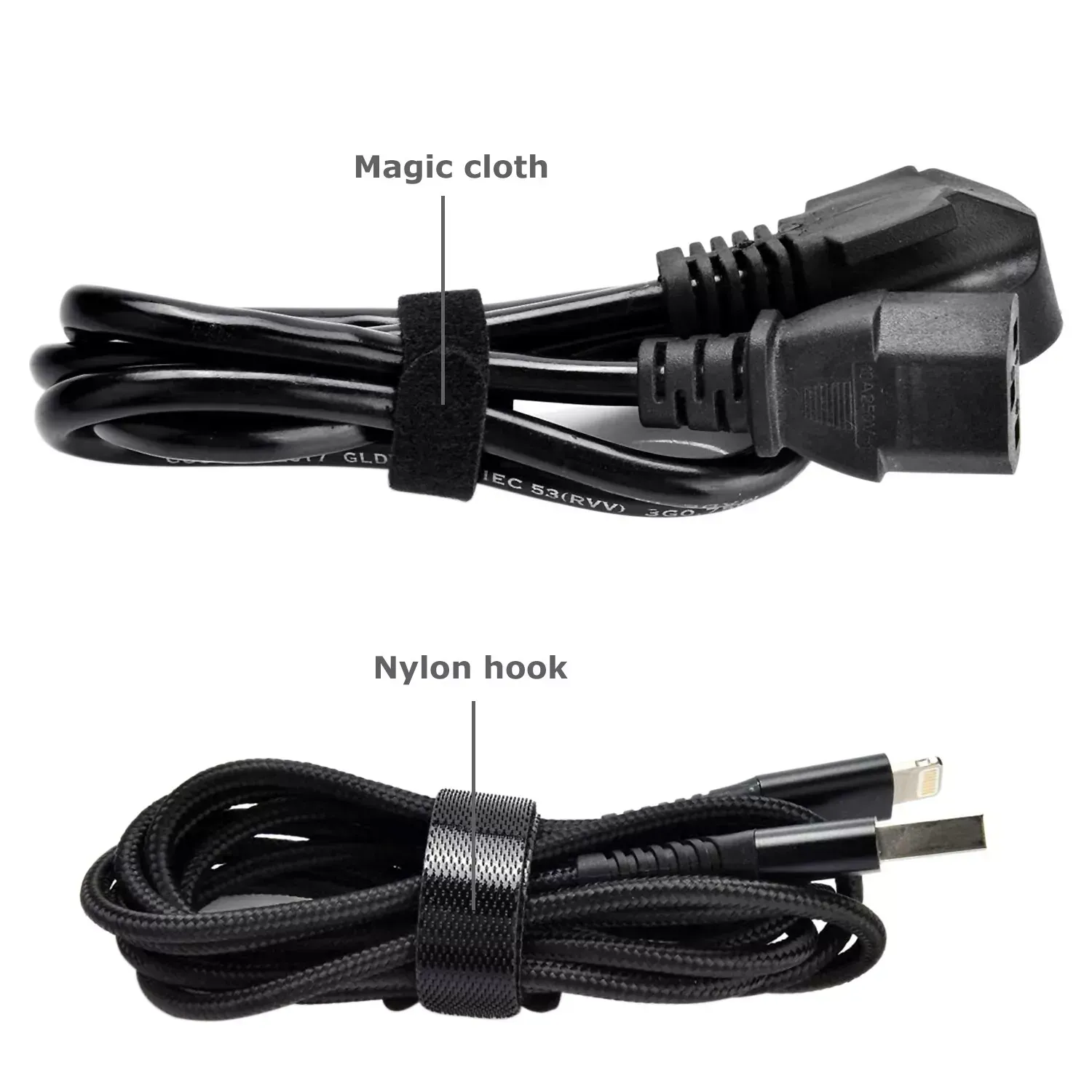 50PCS Reusable Fastening Cord Cable Tie Management