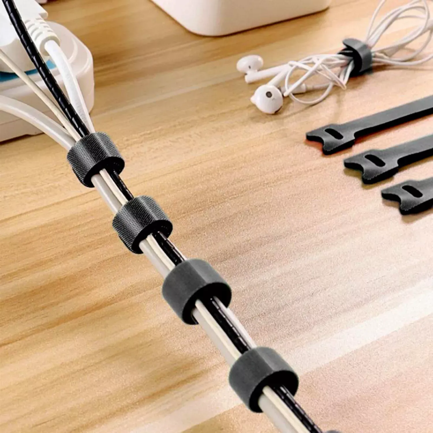 50PCS Reusable Fastening Cord Cable Tie Management
