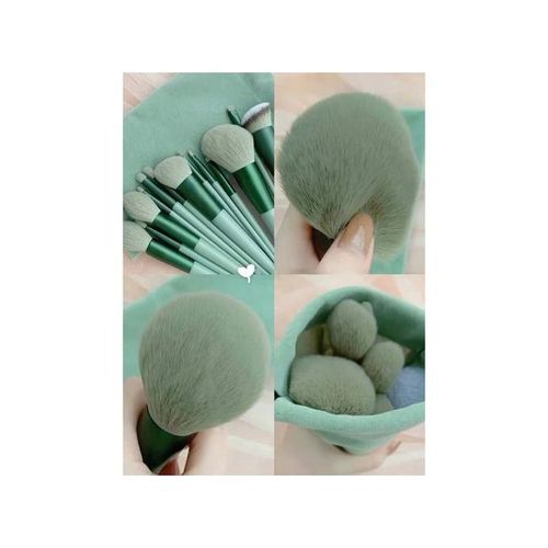 13PCS Makeup Brush Kit With Storage Bag Eyeshadow Eyebrow