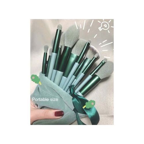 13PCS Makeup Brush Kit With Storage Bag Eyeshadow Eyebrow