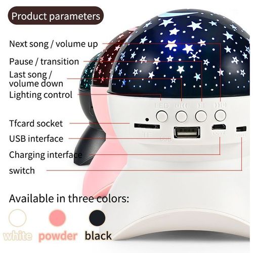 Star Night Light Rechargeable Projector Sky Led For Bedroom