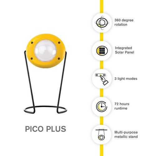 Sun King Pico Plus 50 Lumens Solar Portable Emergency Lamp