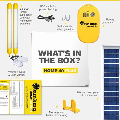 Sun King Home 200X Plus Solar Light System