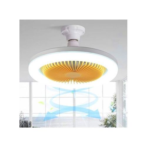 Led Ceiling Light With Built-in Fan And Remote Control - 30W