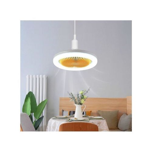 Led Ceiling Light With Built-in Fan And Remote Control - 30W