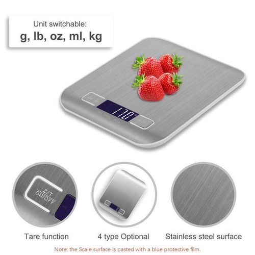 Rechargeable Kitchen Digital Food Scale 10KG Measuring