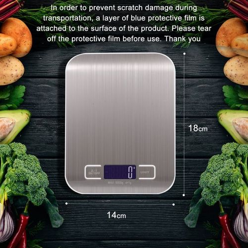 Rechargeable Kitchen Digital Food Scale 10KG Measuring