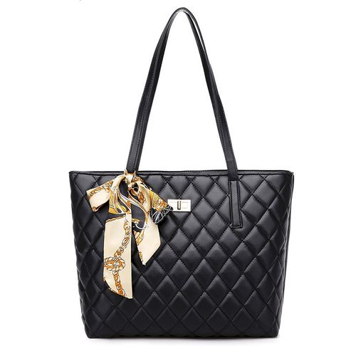 EILIFINTE B12 Ladies High Quality PU Shoulder Handbag -Black