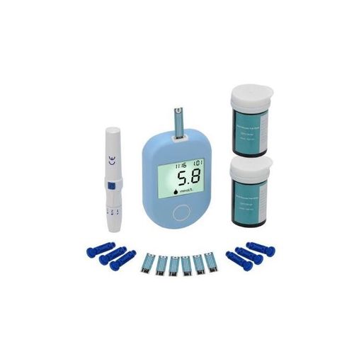Blood Glucose Glucometer Blood Sugar Monitor Diabetes Tester + 50 Test Strips Lancets Needles