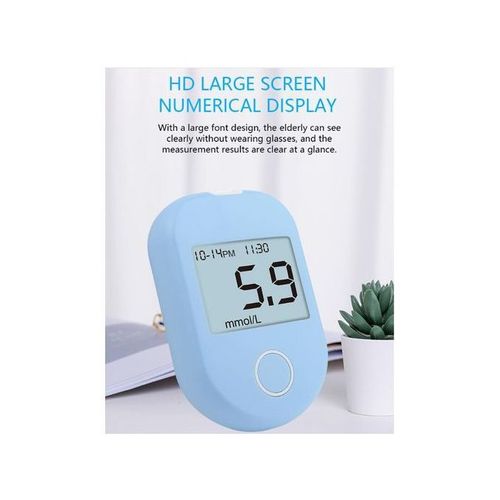 Blood Glucose Glucometer Blood Sugar Monitor Diabetes Tester + 50 Test Strips Lancets Needles