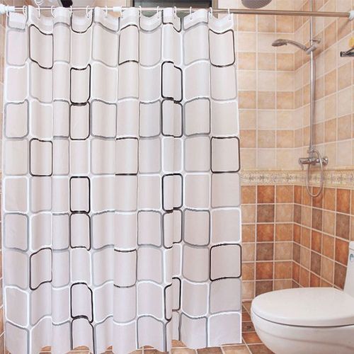 3D Waterproof EVA Plastic Shower Curtain 1.8*2Mtrs