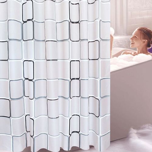 3D Waterproof EVA Plastic Shower Curtain 1.8*2Mtrs