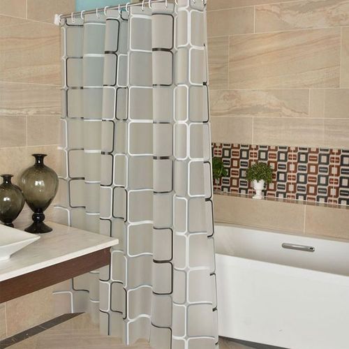 3D Waterproof EVA Plastic Shower Curtain 1.8*2Mtrs